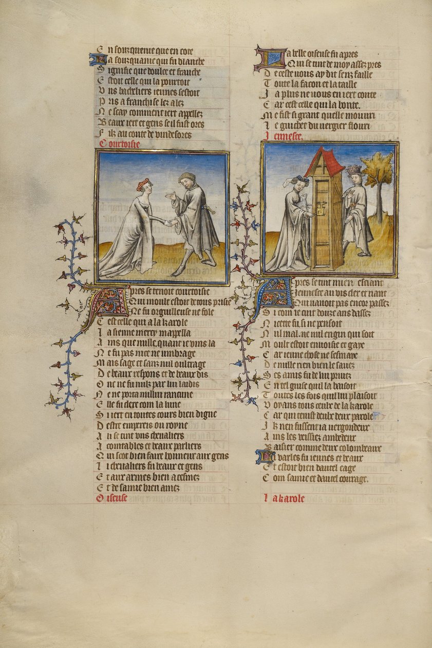 Romanzo della rosa da Guillaume de Lorris