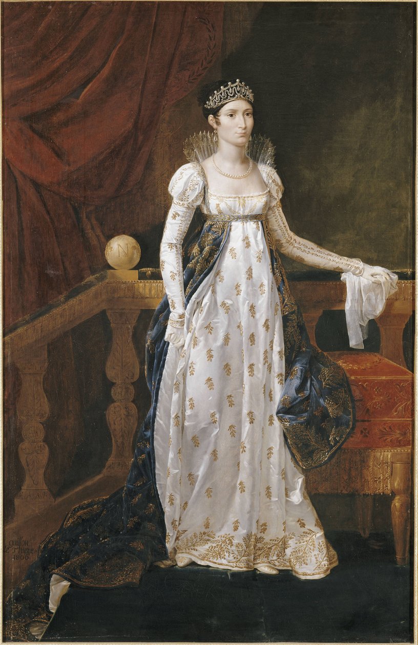 Elisa Bonaparte-Baciocchi, granduchessa di Toscana da Guillaume Guillon Lethière