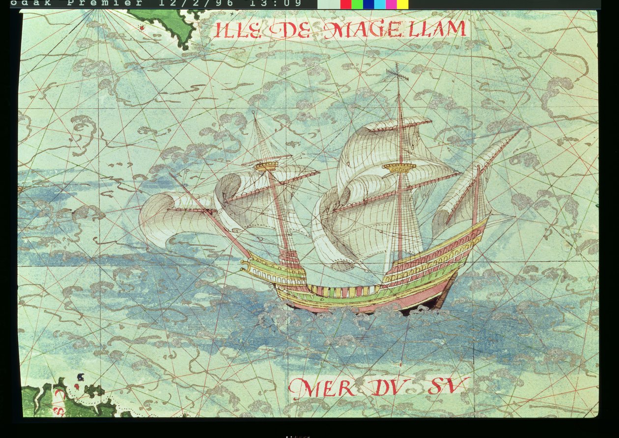 F.41v Una caravella, dettaglio da 