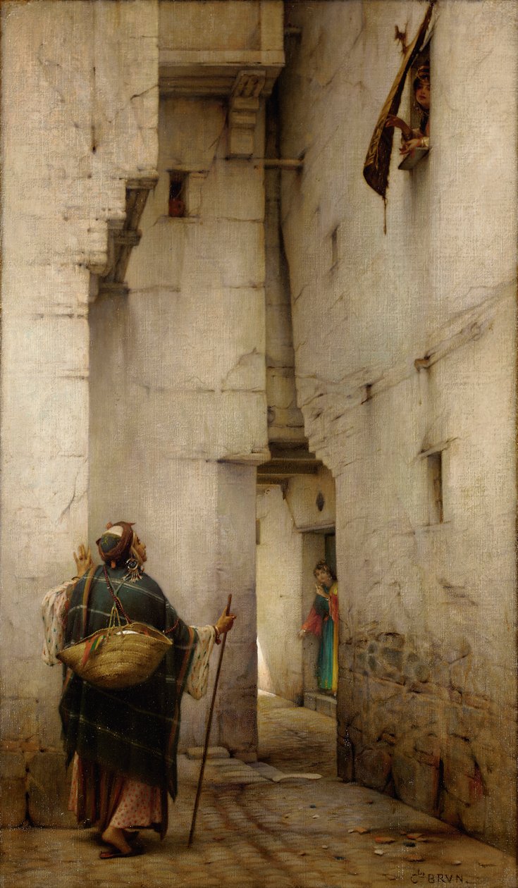 Il vicolo da Guillaume Charles Brun