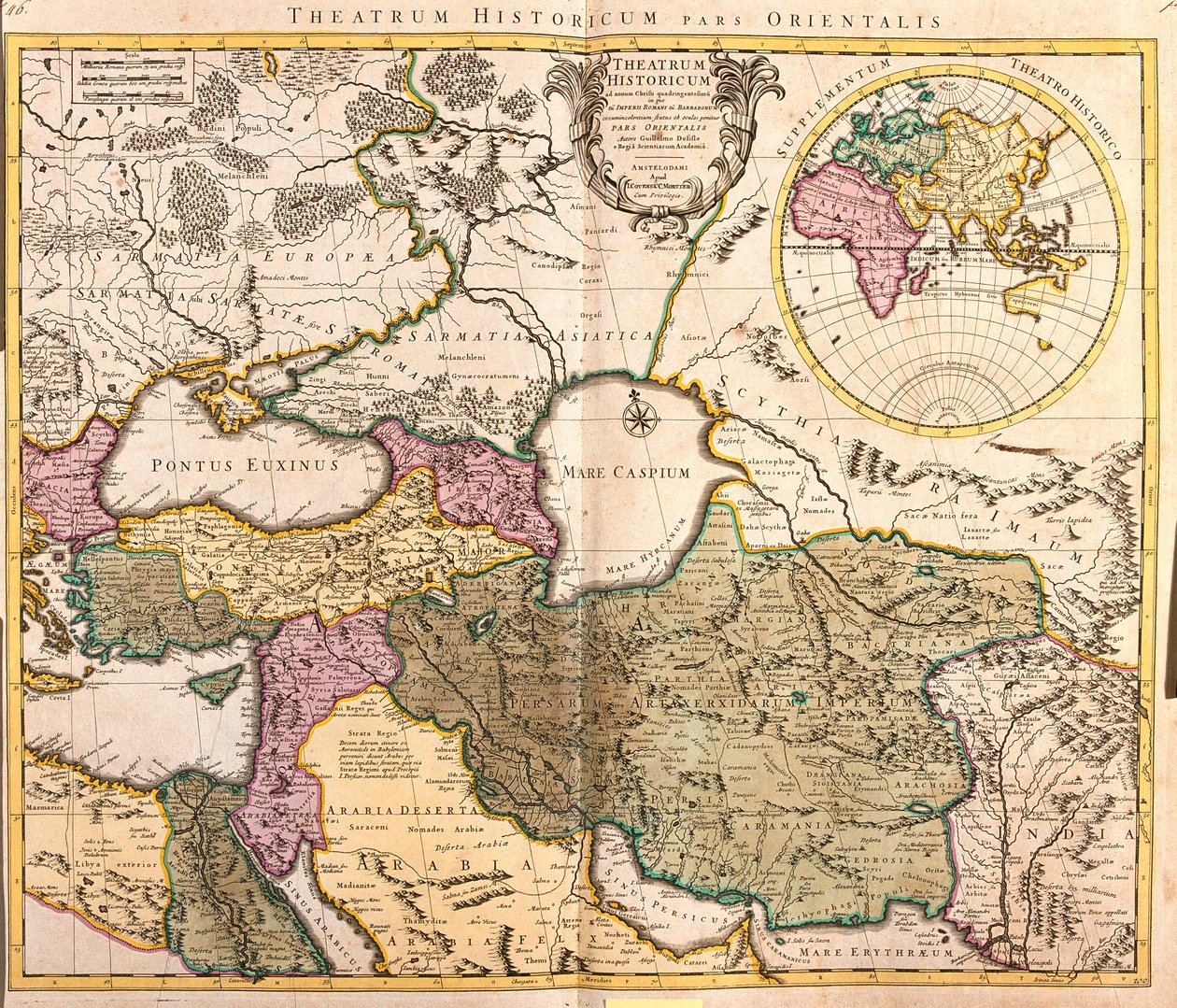 Asia nord-occidentale da Guillaume Delisle