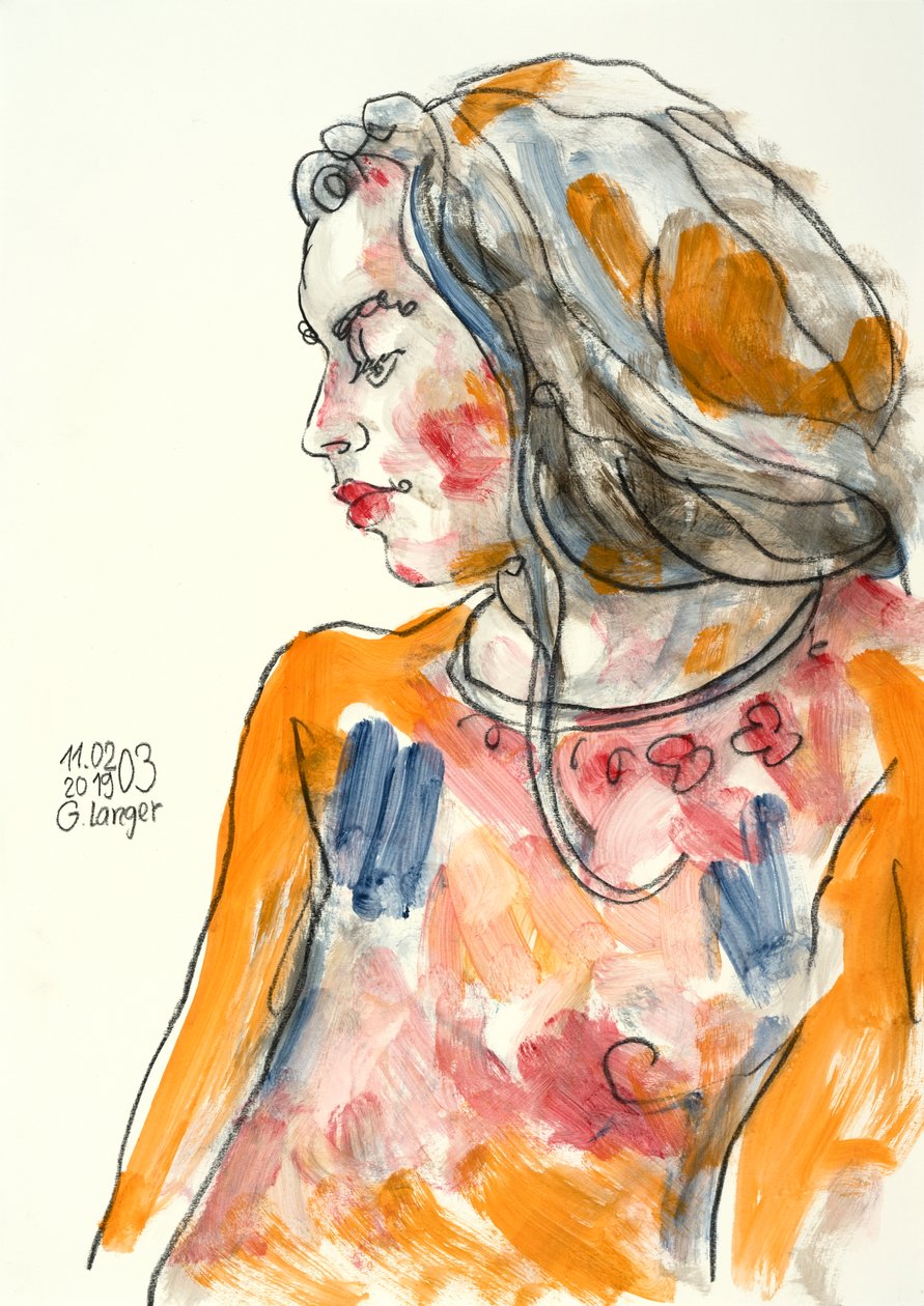 Ritratto di una donna, ero a casa da Gunter Langer