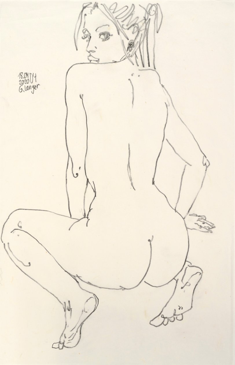 Nudo femminile, Mare aperto da Gunter Langer