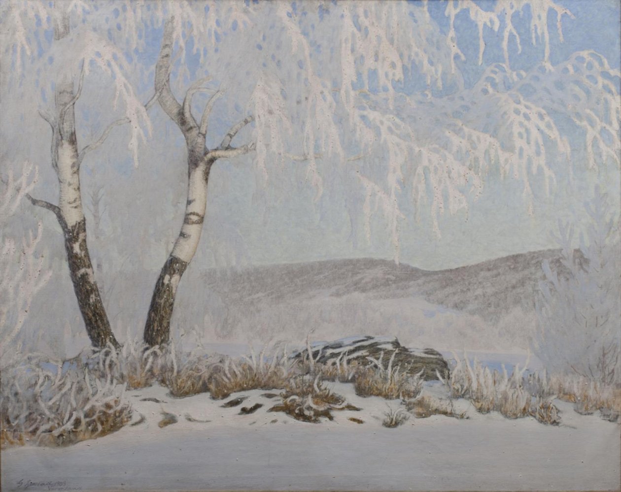 Gelo bianco al sole da Gustaf Fjæstad