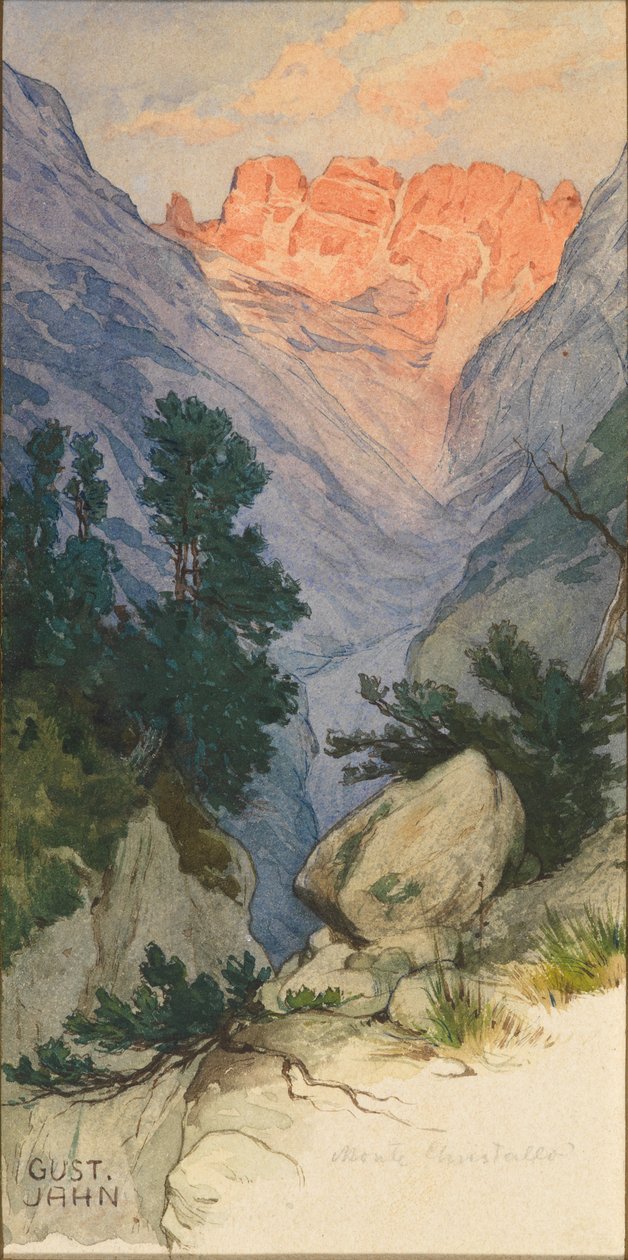 Monte Cristallo da Gustav Jahn