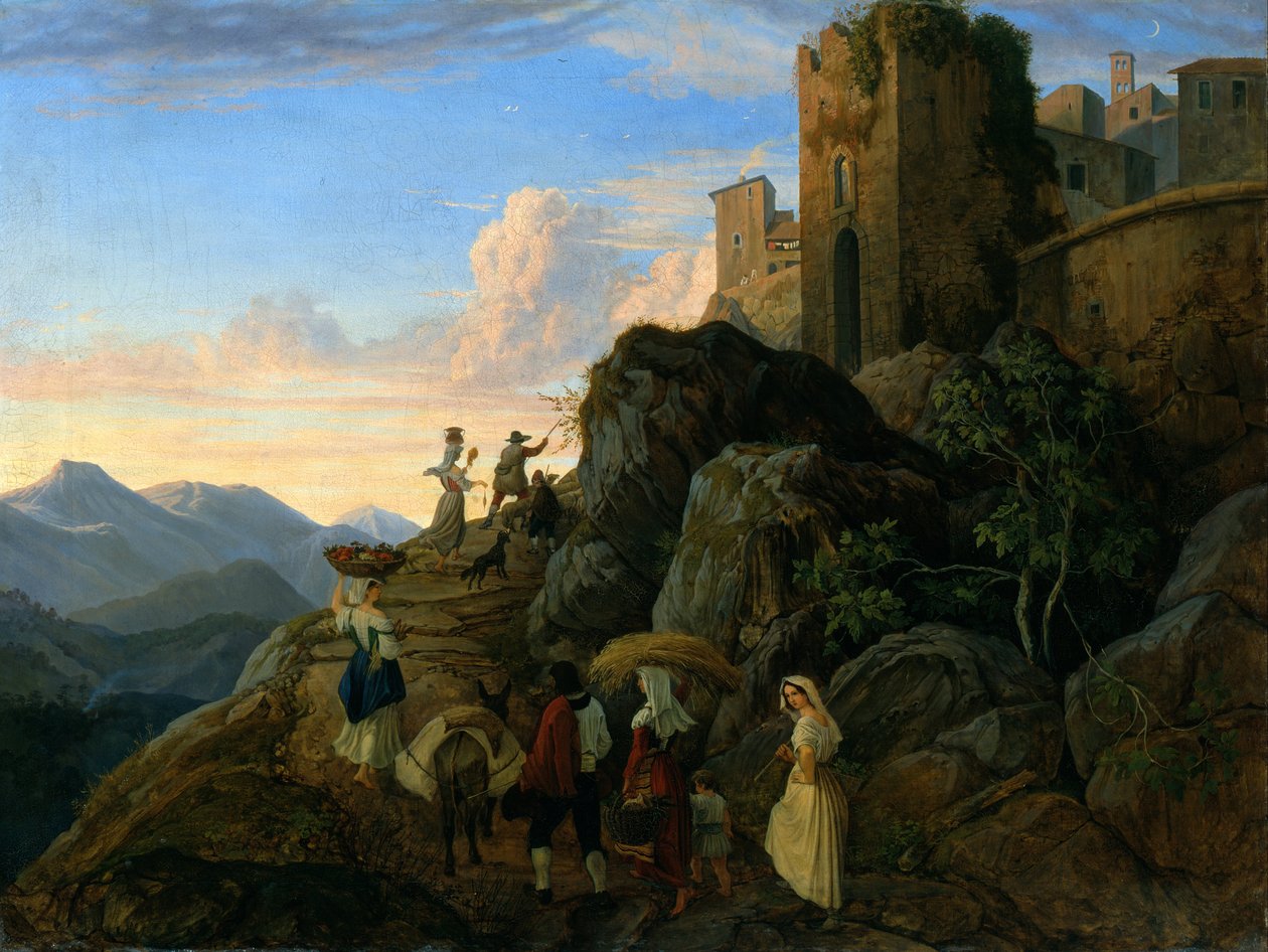 Civitella (Sera) da Gustav Karl Ludwig Richter