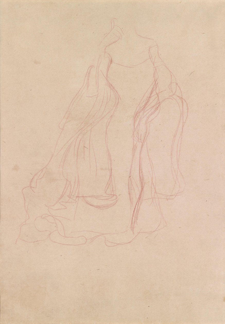 Studio di costume di fronte da ND150 da Gustav Klimt