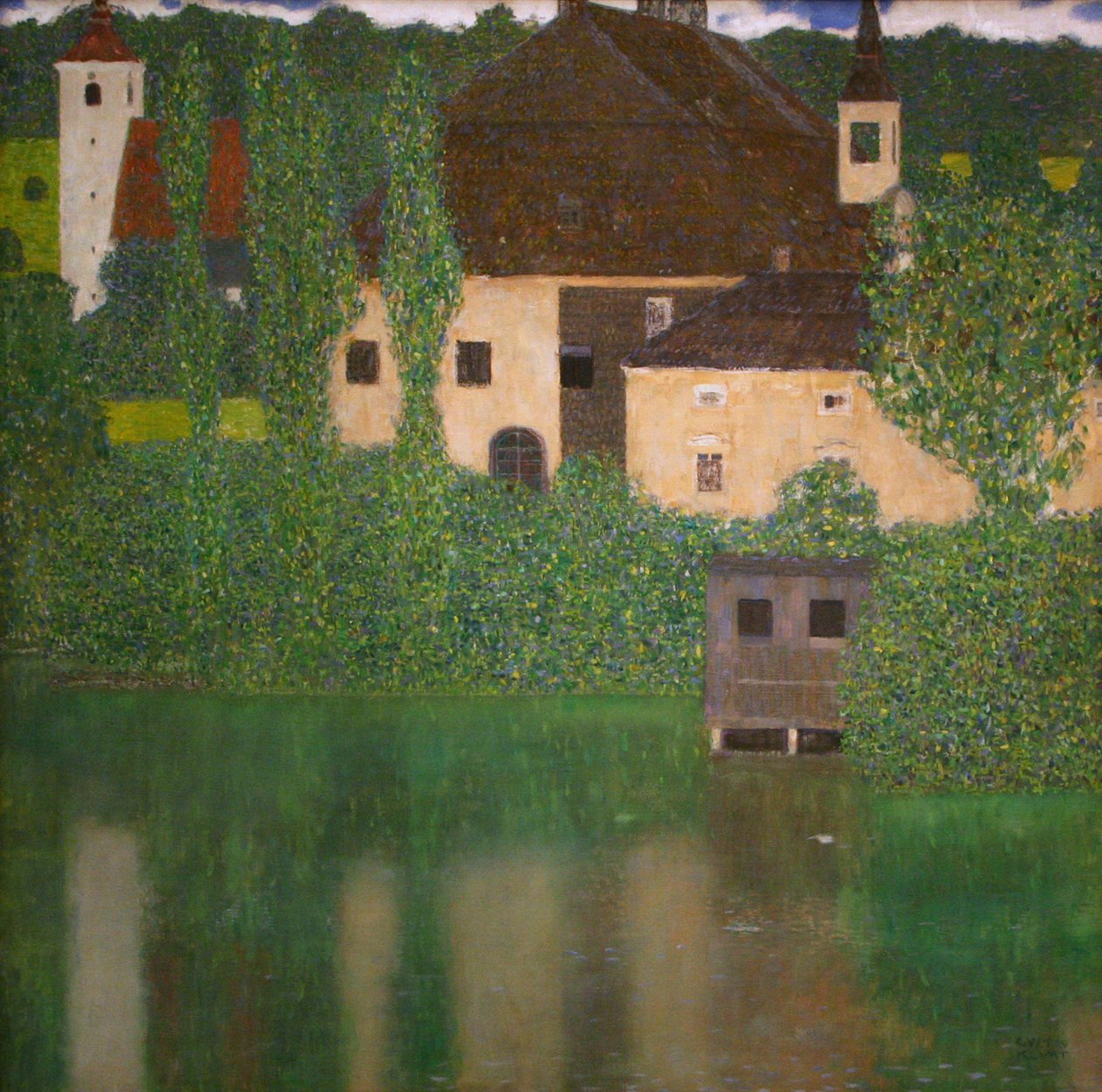 Castello con fossato da Gustav Klimt