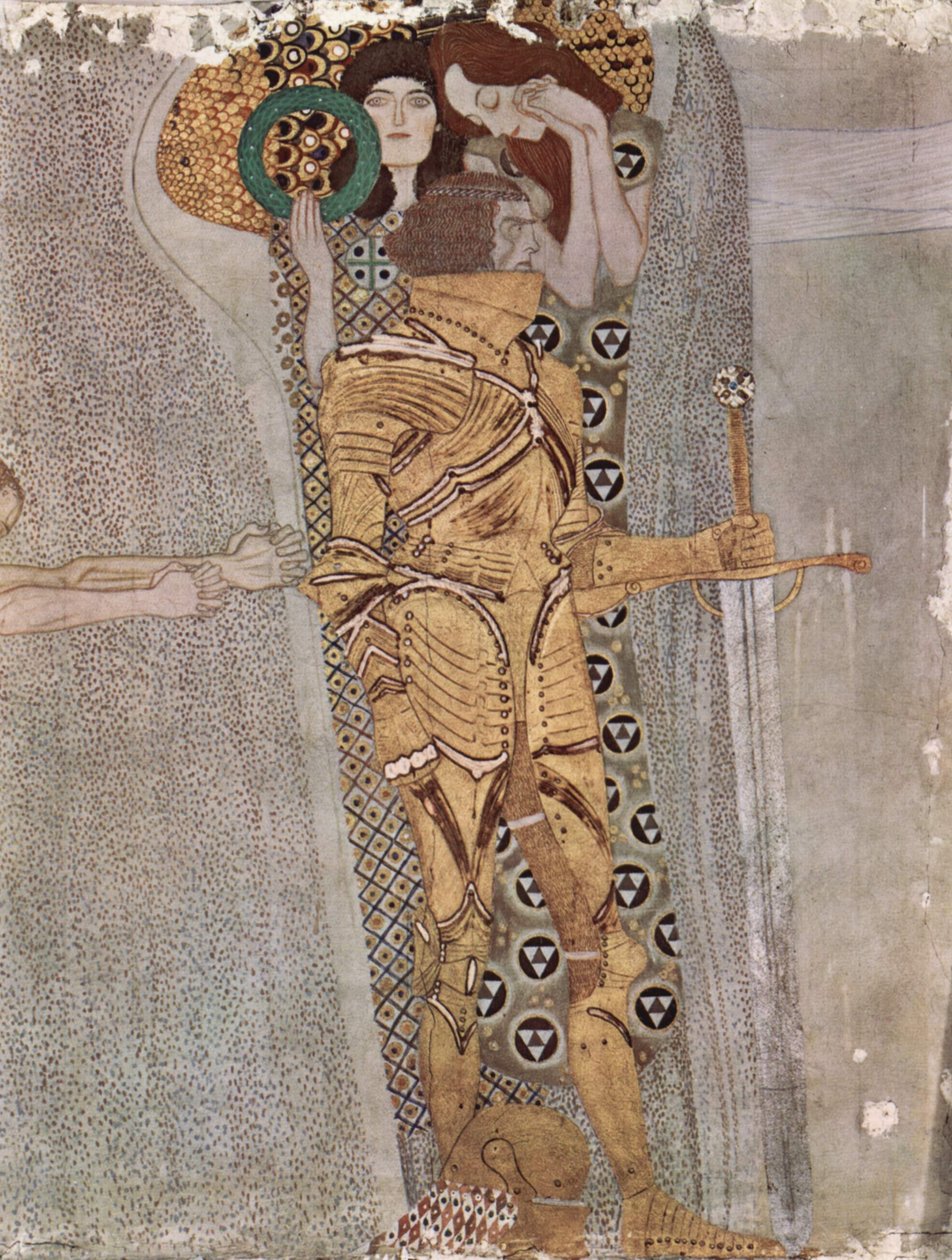 Il Fregio di Beethoven, affresco nella Casa della Secessione a Vienna da Gustav Klimt