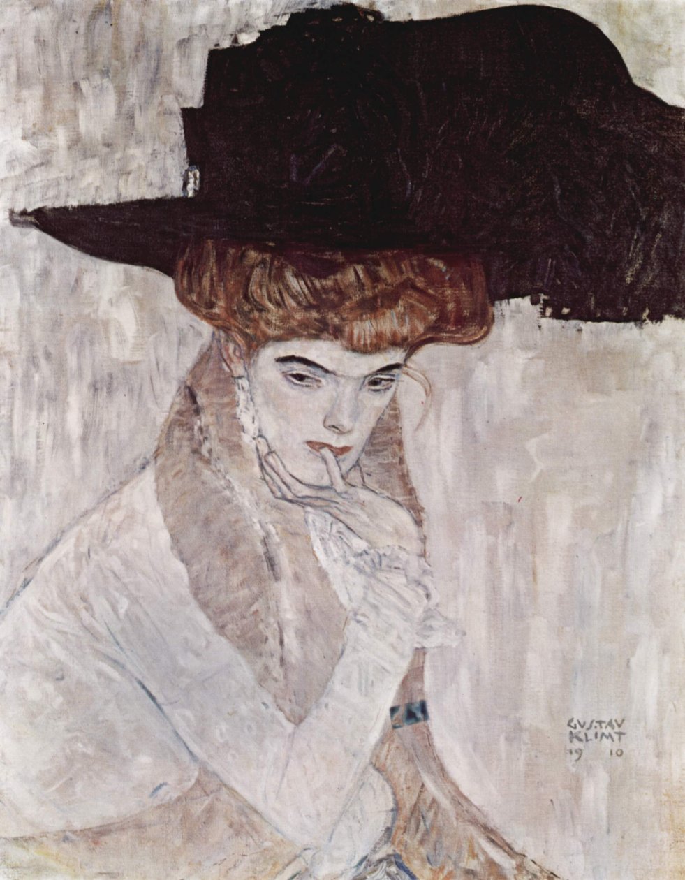 Il cappello nero da Gustav Klimt