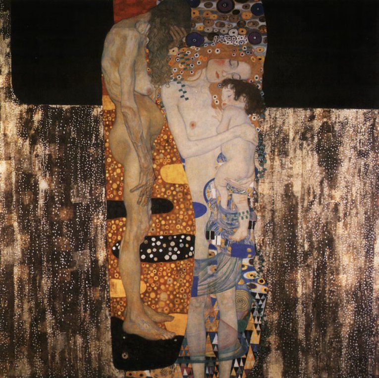 I tre stadi della donna da Gustav Klimt