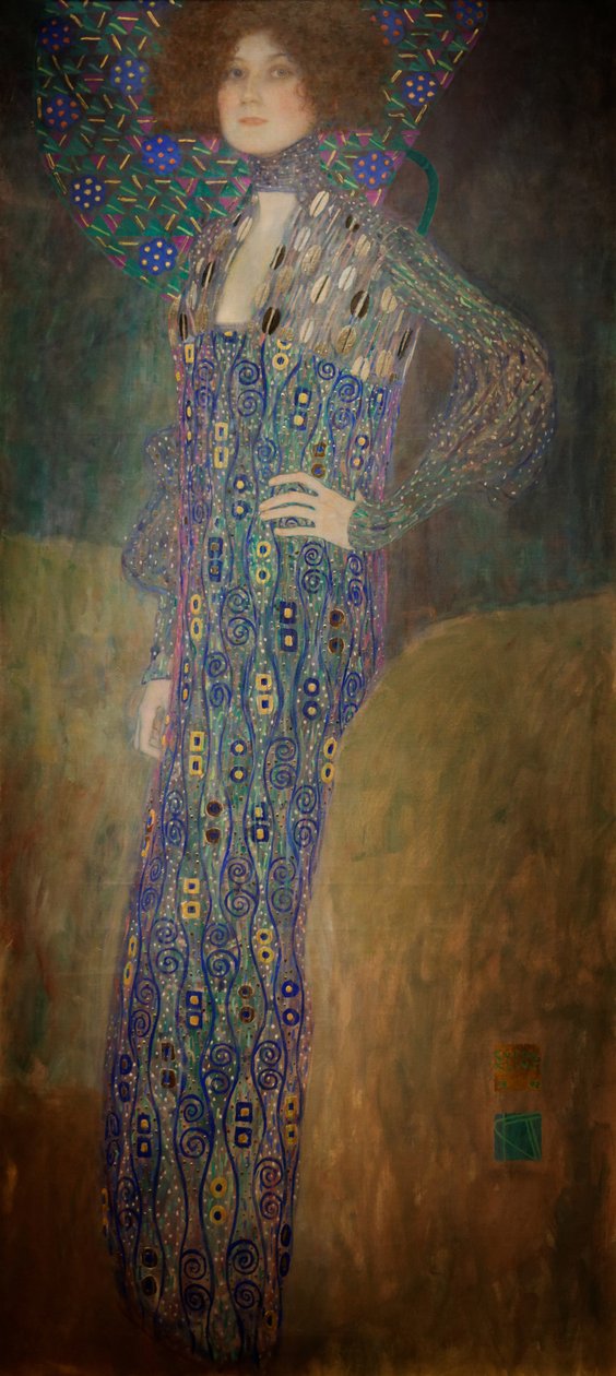 Ritratto di Emilie Flöge da Gustav Klimt