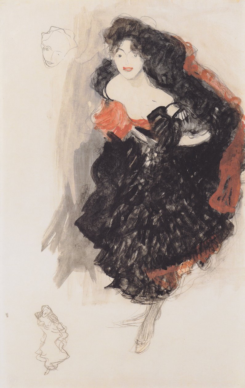 Studio per il dipinto Giuditta II da Gustav Klimt