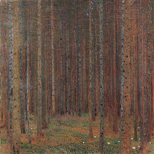 Foresta di abeti da Gustav Klimt