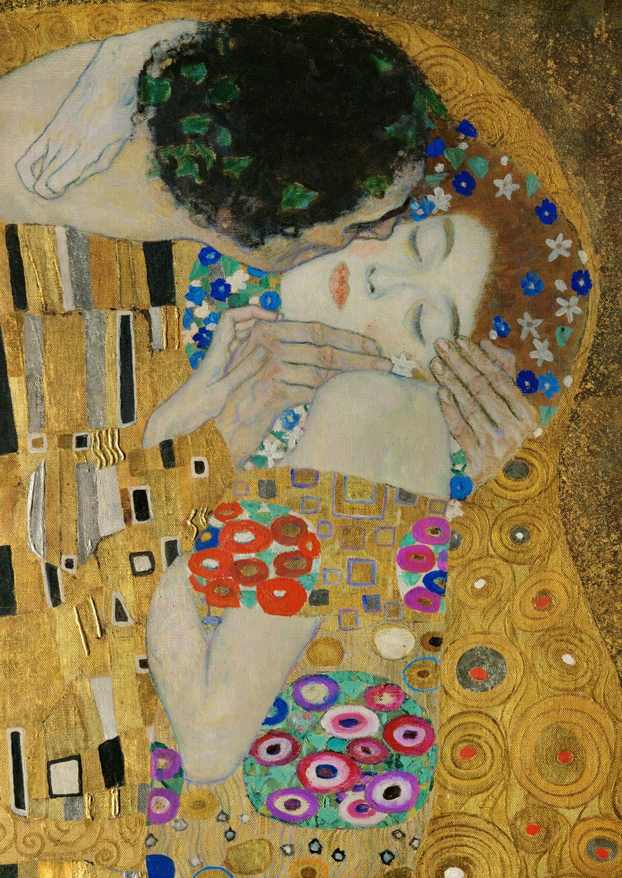 Il bacio (dettaglio) da Gustav Klimt