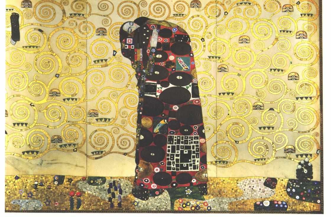 Modello per il Fregio Stoclet - Abbraccio da Gustav Klimt