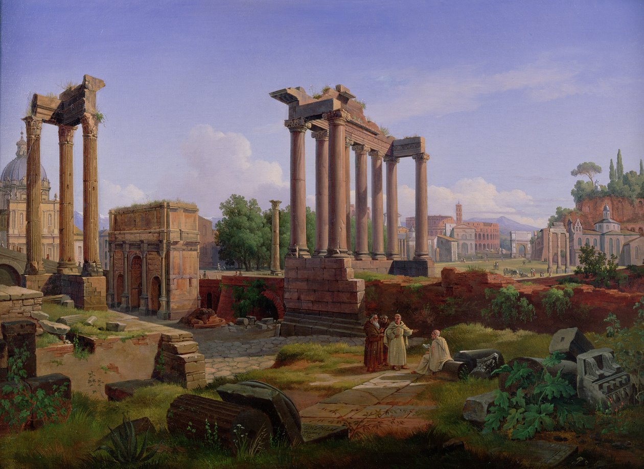 Il Foro, Roma da Gustaf Wilhelm Palm