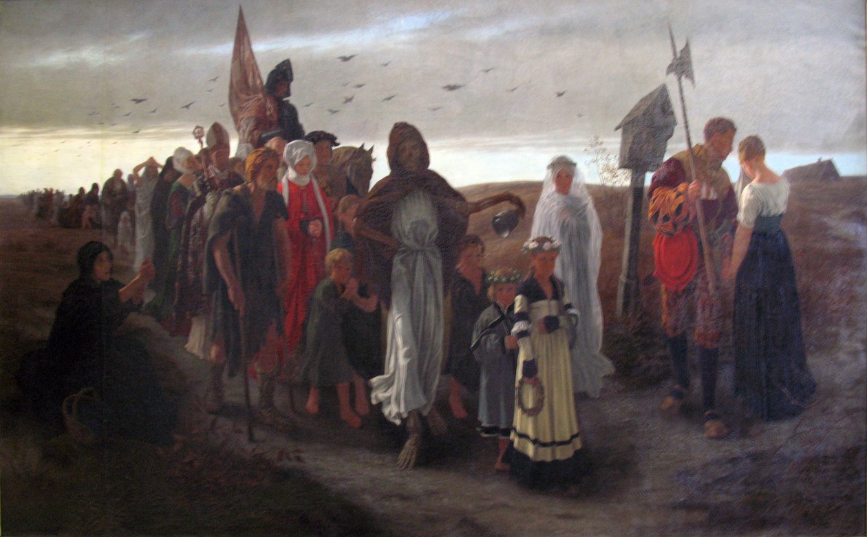 Processione della morte da Gustav Adolph Spangenberg
