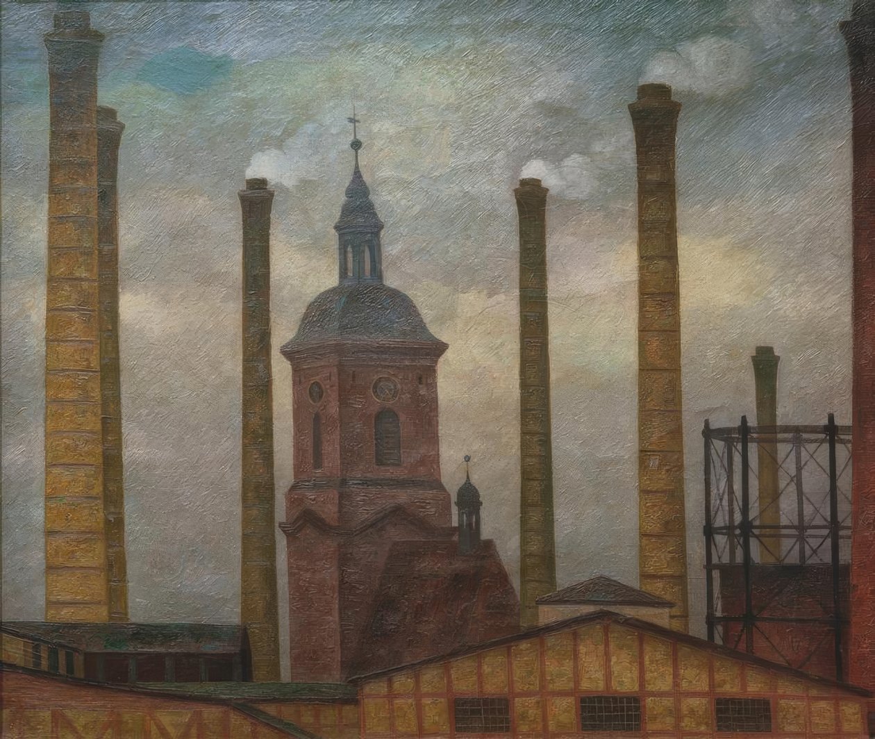 Chiesa e fabbrica da Gustav Wunderwald