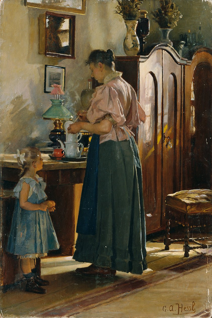 Ora del vespro da Gustav Adolf Hessl