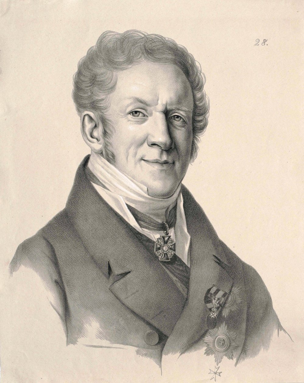 Balthasar Campenhausen (incisione del 1820) da Gustav Adolf Hippius