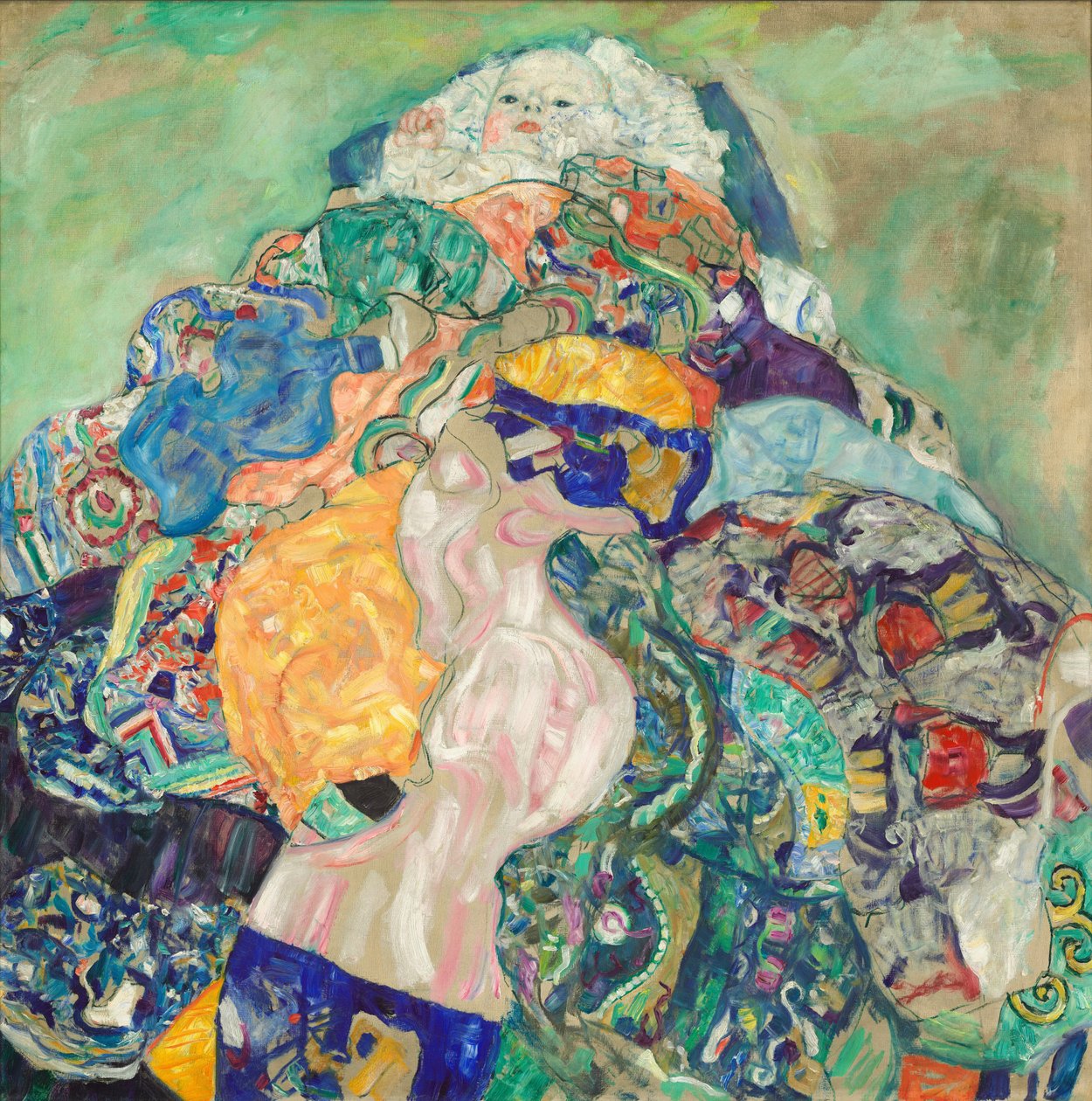 Culla per bambini da Gustav Klimt