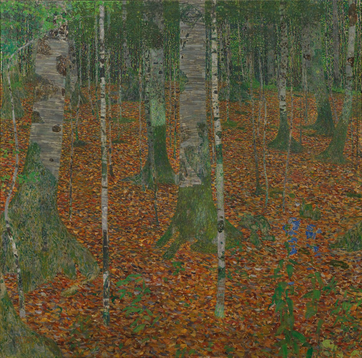 Foresta di betulle da Gustav Klimt