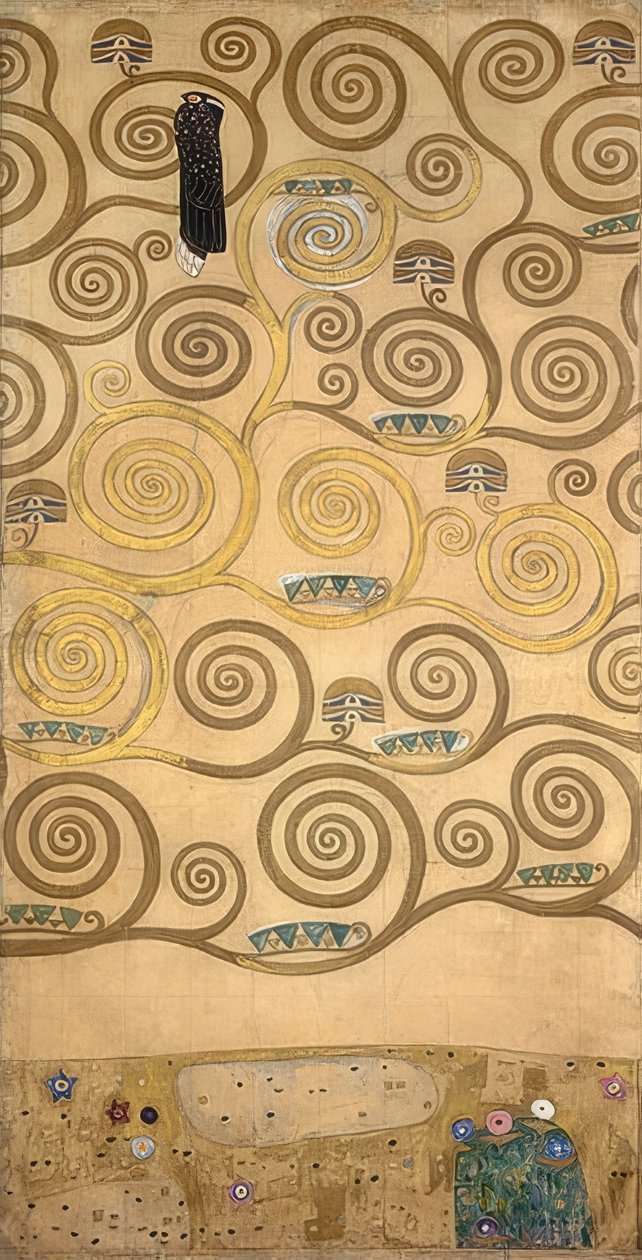 Bozzetto per il fregio Stoclet. (dettaglio). 1905/09 da Gustav Klimt
