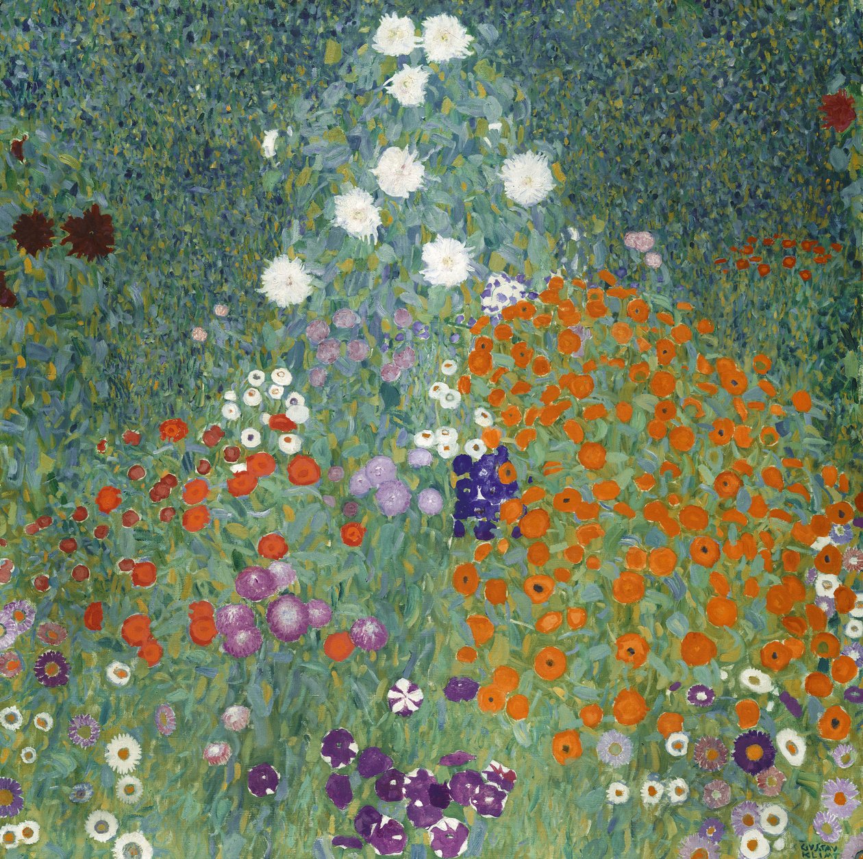 Giardino di fiori, 1905-07 da Gustav Klimt