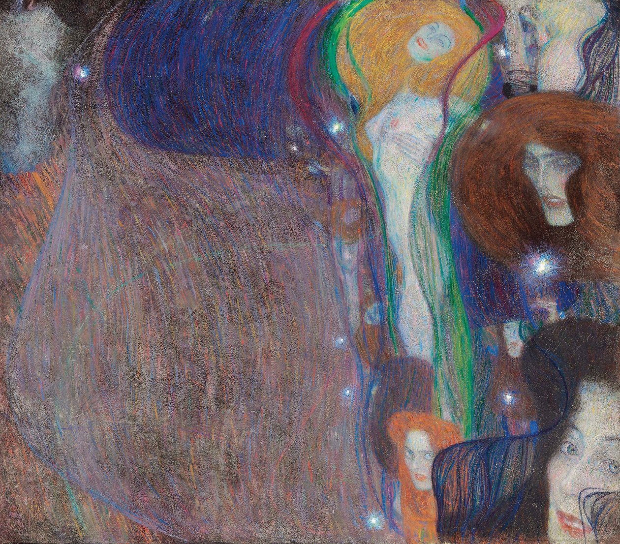Luci fantasma da Gustav Klimt