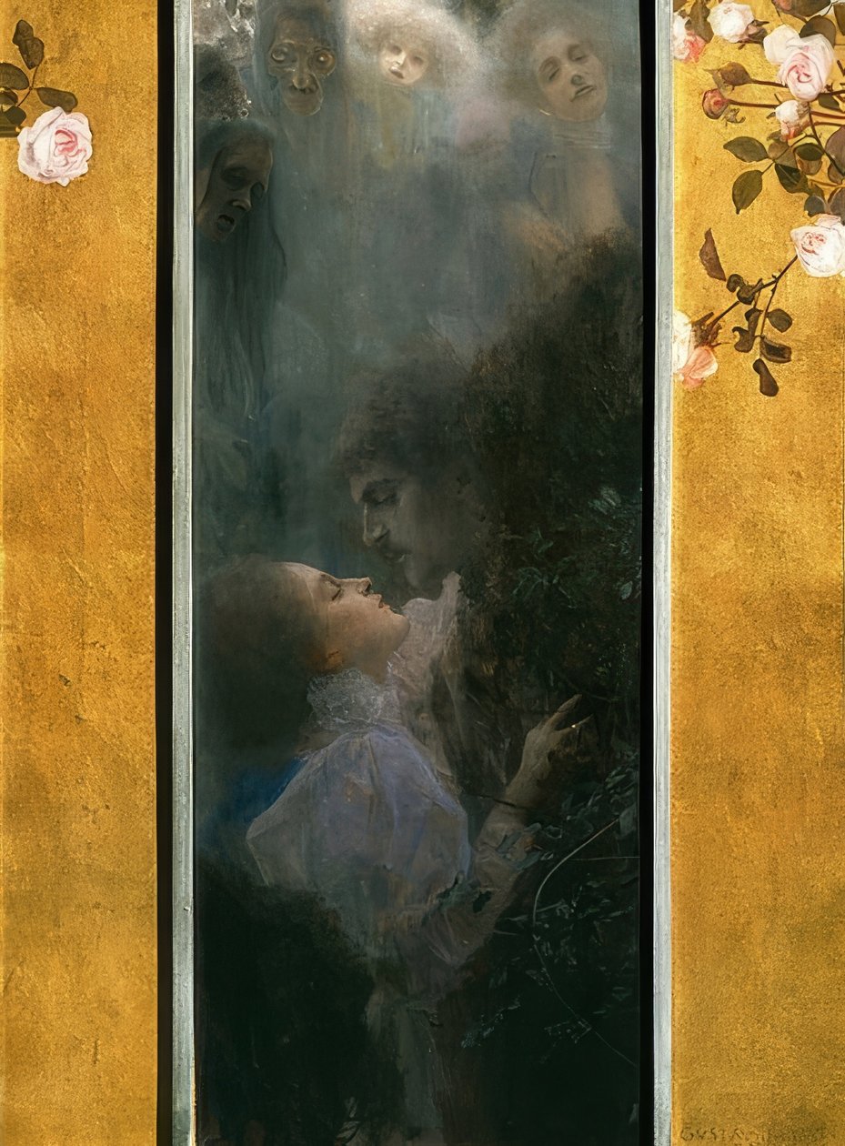 Amore. 1895 da Gustav Klimt