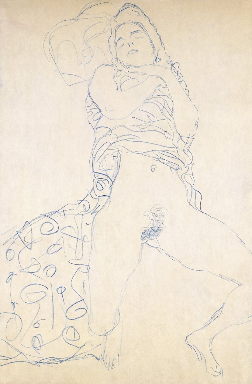 Nudo, 1913 da Gustav Klimt