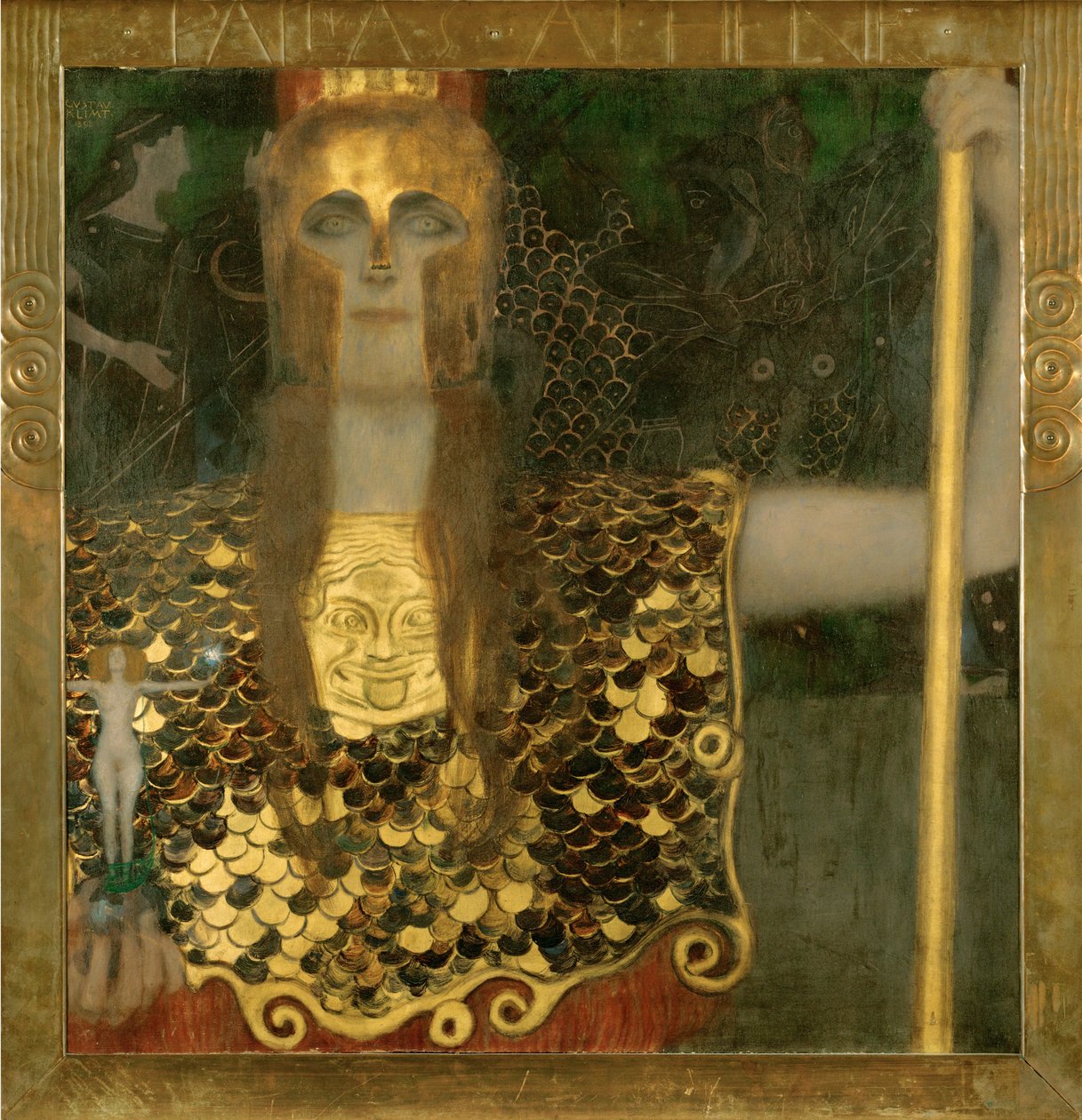 Pallade Atena da Gustav Klimt