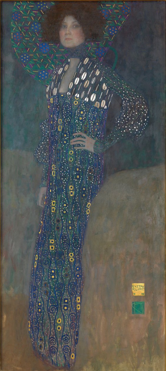 Ritratto di Emilie Flöge da Gustav Klimt