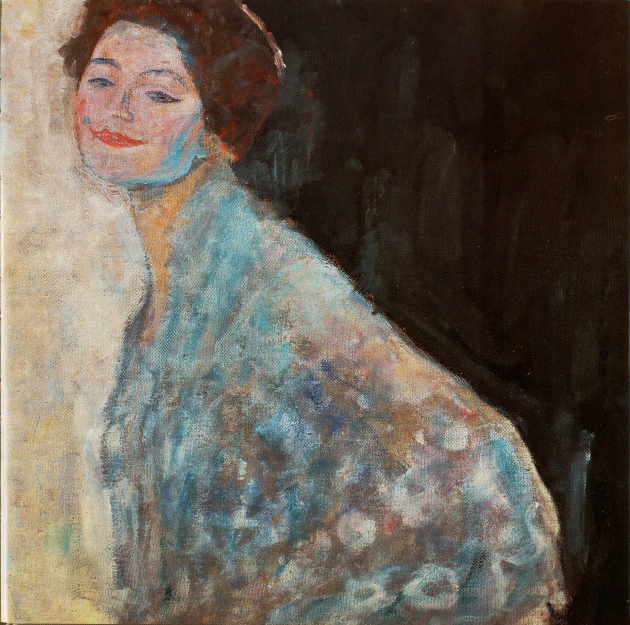 Ritratto di signora in bianco da Gustav Klimt