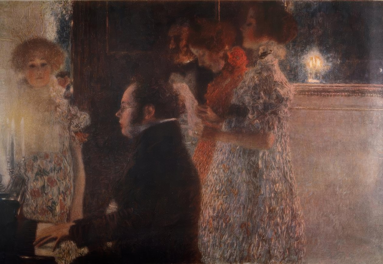 Schubert al pianoforte da Gustav Klimt