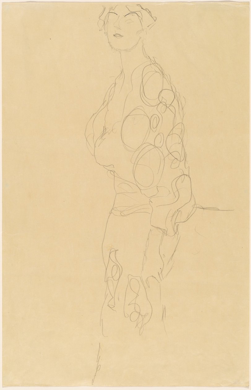 Donna in piedi da Gustav Klimt