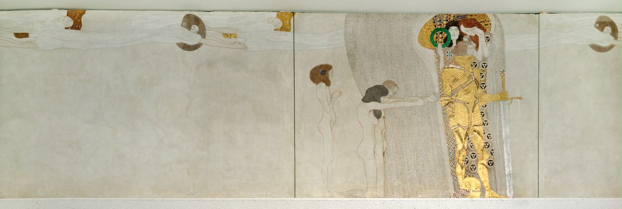 Il Fregio di Beethoven, dettaglio da Gustav Klimt