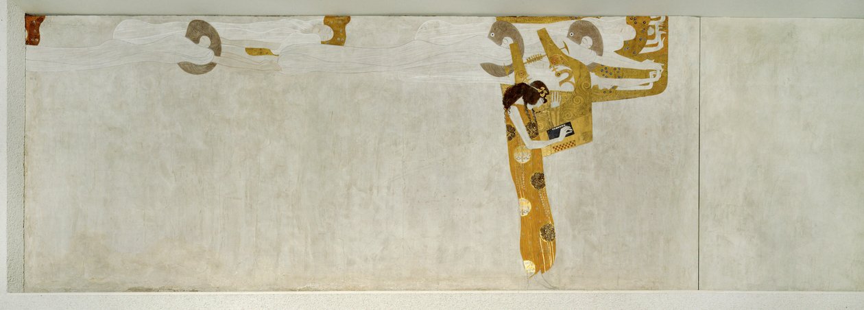 Il Fregio di Beethoven, dettaglio da Gustav Klimt
