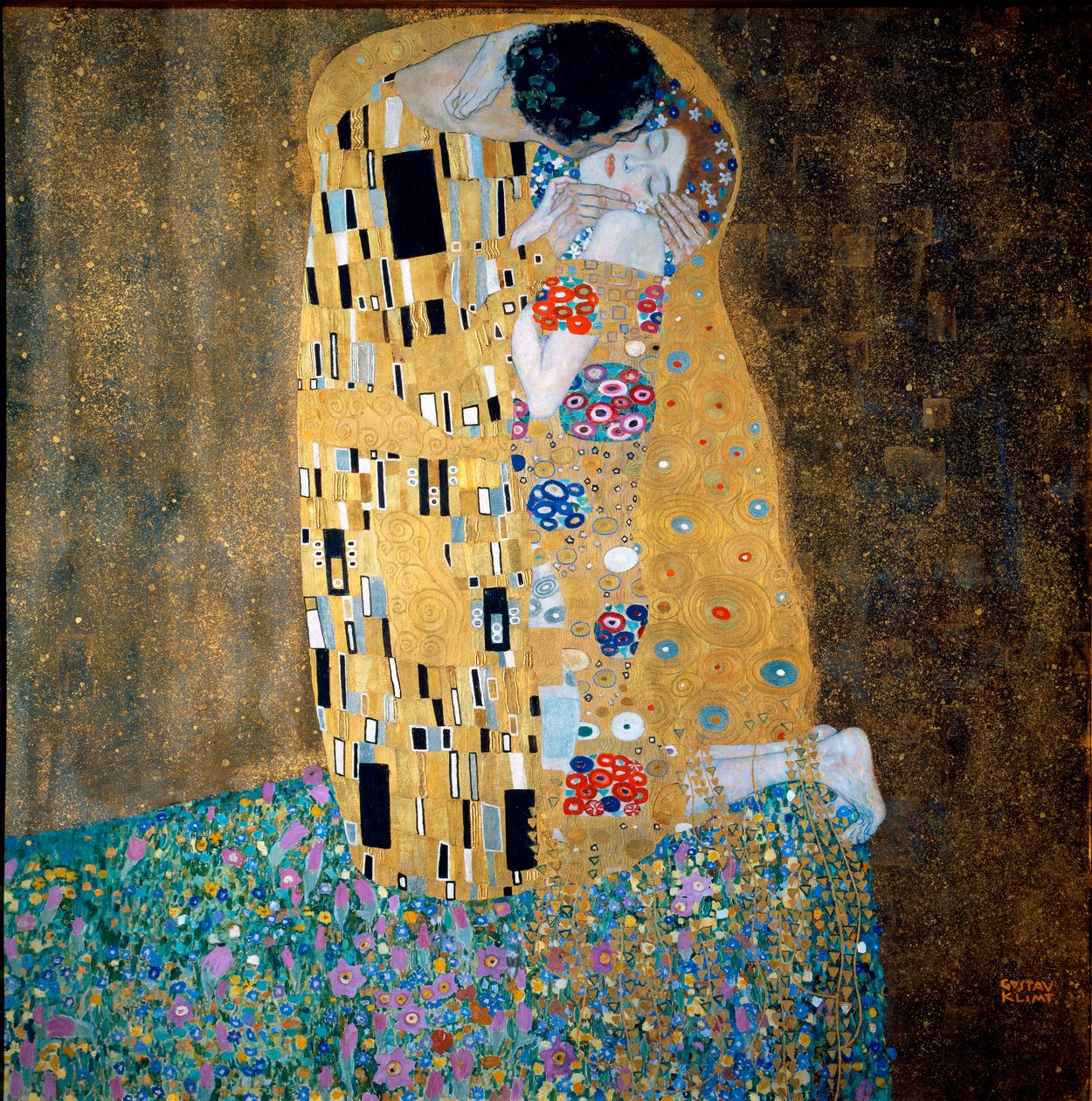 Il bacio da Gustav Klimt