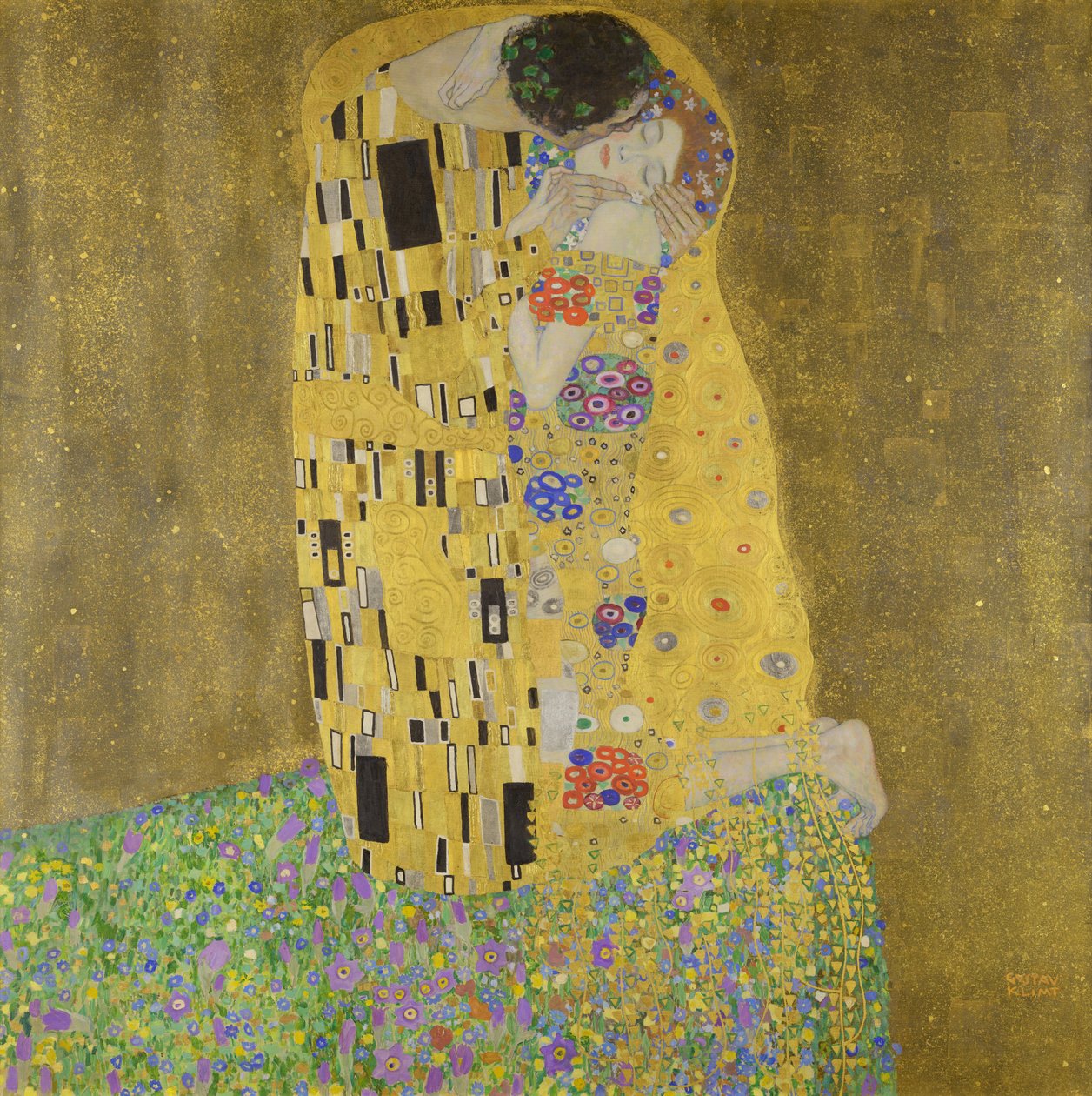 Il bacio da Gustav Klimt