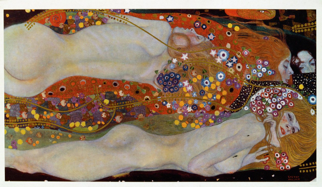 Watersnakes II (Gli amici) da Gustav Klimt