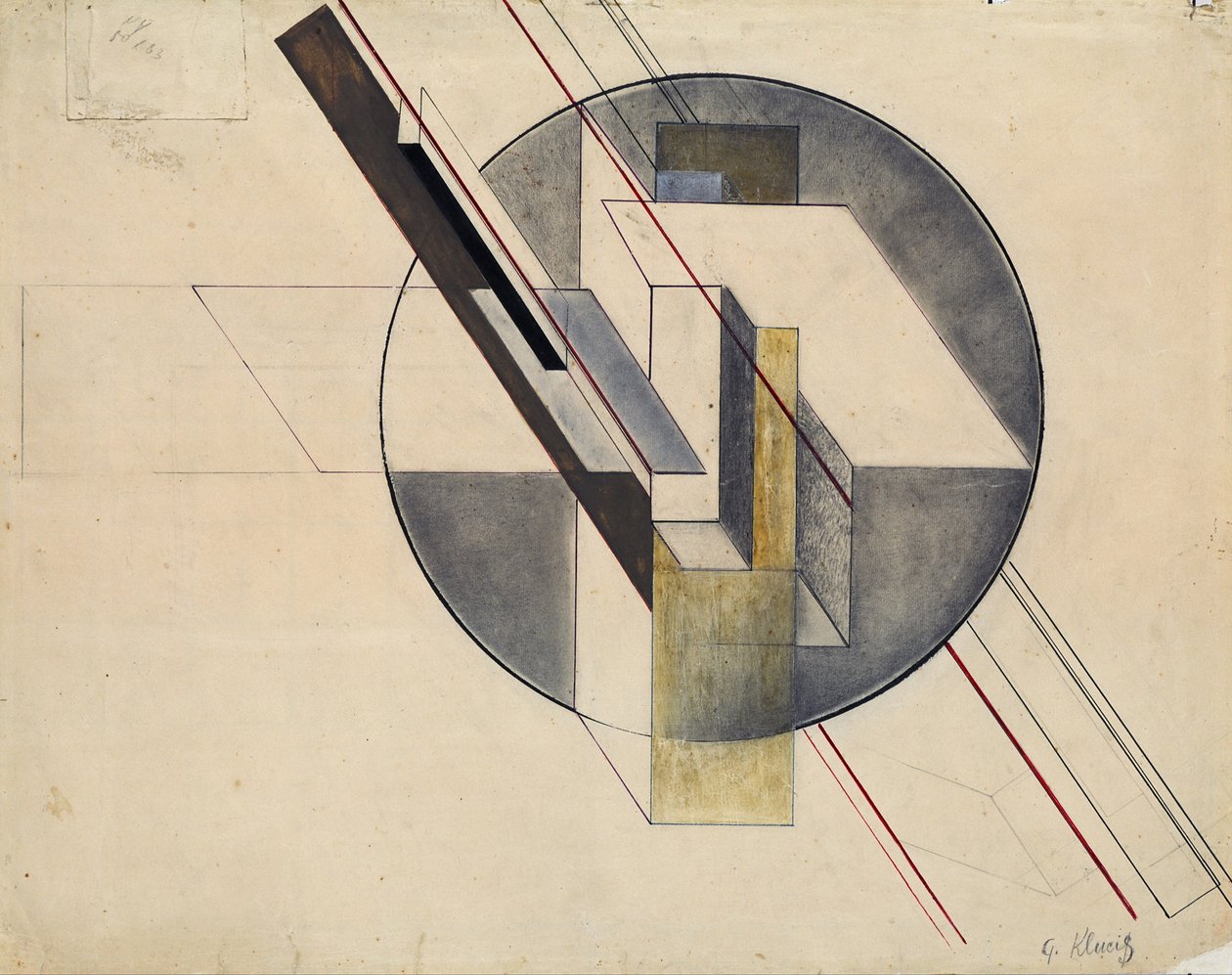 Costruzione, 1921 da Gustav Klutsis