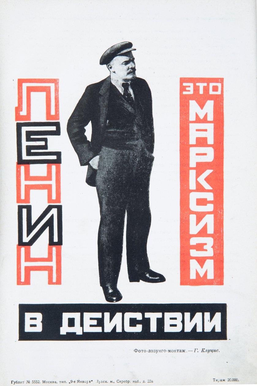 Vladimir Lenin da Gustav Klutsis