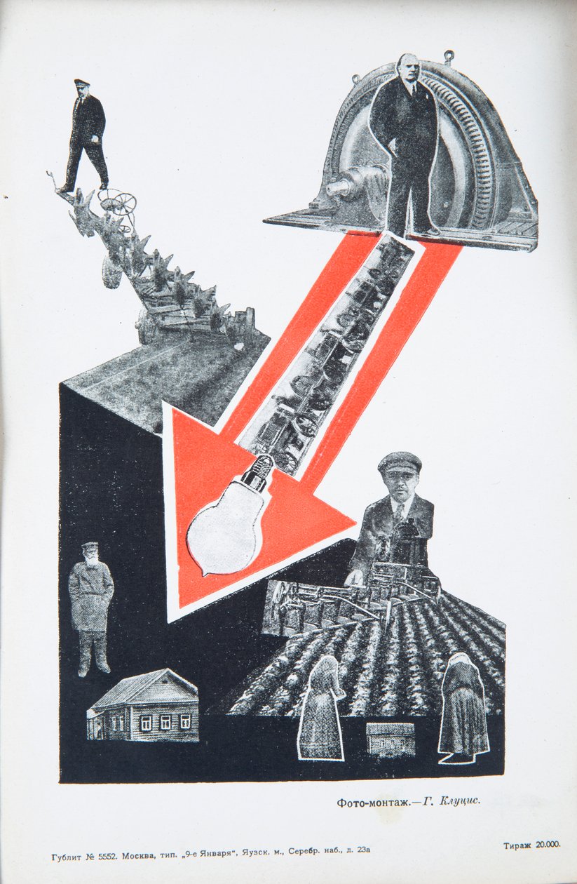 Vladimir Lenin, ca. 1934 da Gustav Klutsis