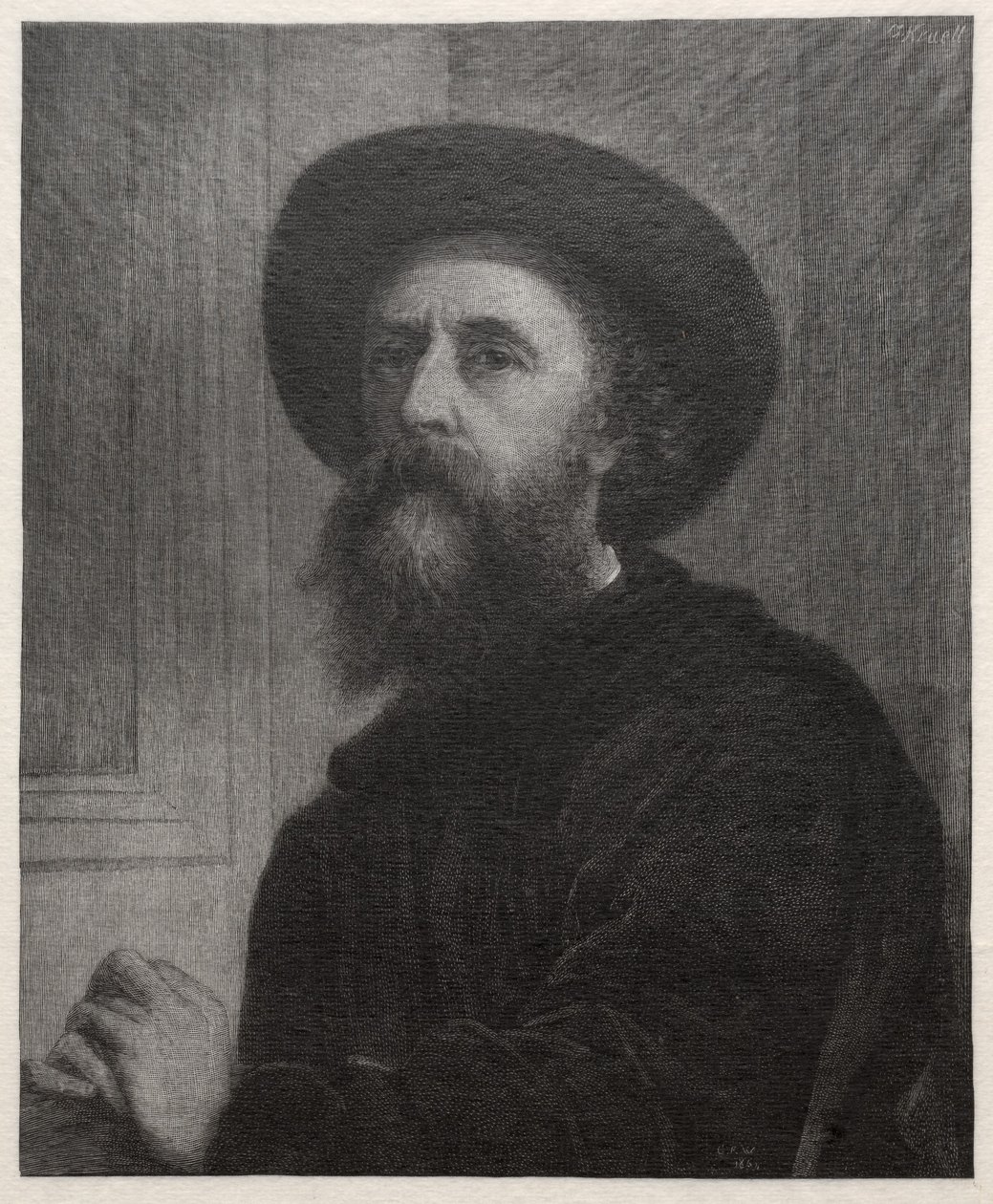 George Frederick Watts, 1887 da Gustav Kruell