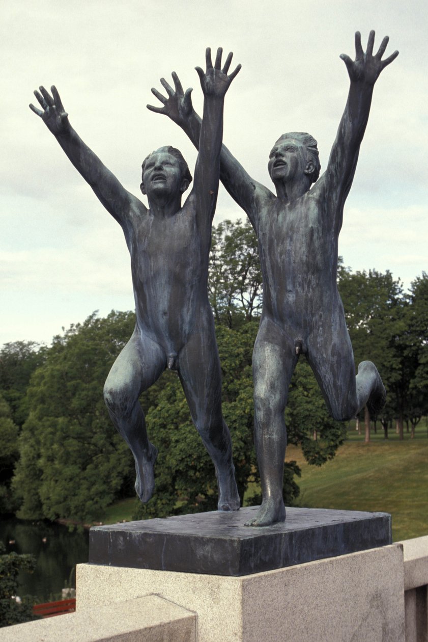 Scultura, Frognerparken, Oslo, Norvegia, Europa da Gustav Vigeland