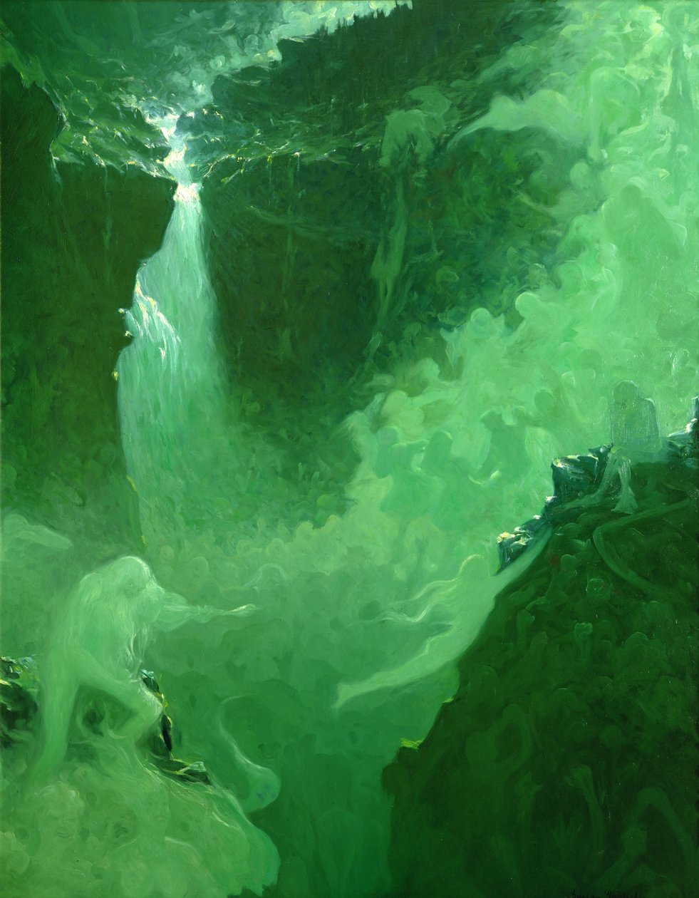 Cascata di Rjukan da Gustav Wentzel