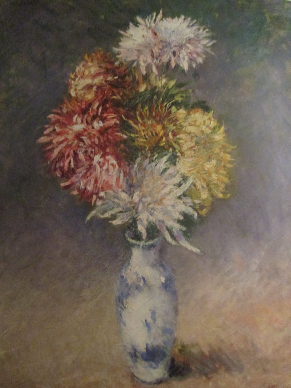 Crisantemi in un vaso (1893) da Gustave Caillebotte