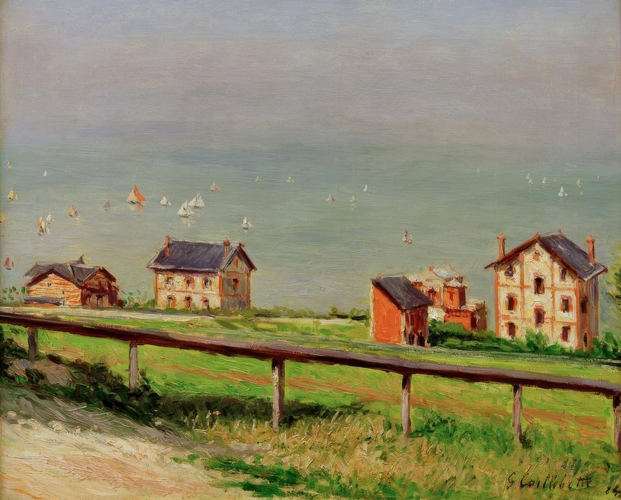 Regate in mare, a Trouville da Gustave Caillebotte